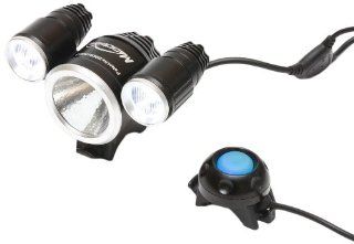 MagicShine 2011 Version MJ 816E LED Bike Light with Improved MJ 828 LCD Battery Pack and Charger, 1800 Lumen, Black  Bike Headlights  Sports & Outdoors