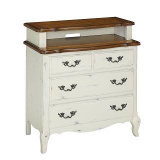 Home Styles The French Countryside Media Chest Black?? Size 4 drawer
