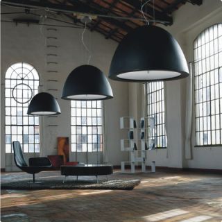Zaneen Lighting Willy Pendant D8 105 Size Large, Finish Metallic Gray with 