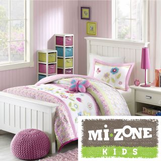 Mizone Kids Flower Power 4 piece Comforter Set