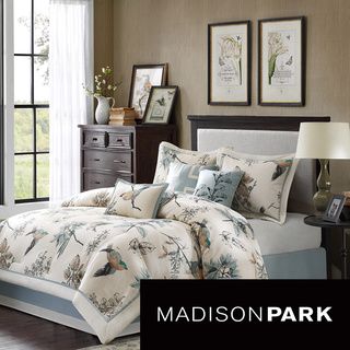 Madison Park Madison Park Pierce 7 piece Matelasse Comforter Set Off White Size Queen