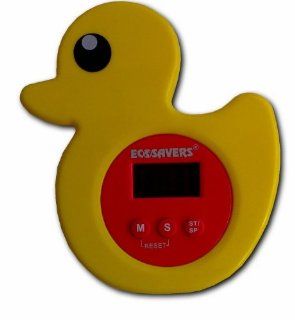 Ecosavers Duck Shaped Shower Timer Water Saving Device Waterproof Shower Timers Kitchen & Dining