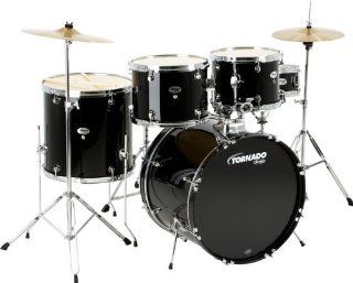 Mapex Tornado 5 Piece Drumset Black Musical Instruments