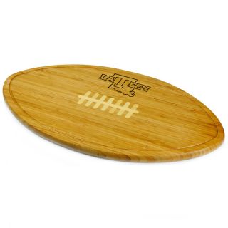 Picnic Time Kickoff Louisiana Tech Bulldogs Engraved Natural Wood Cutting Board