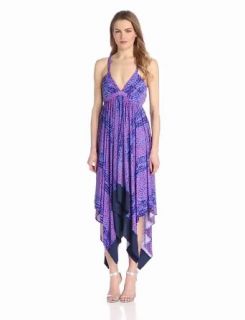 Tbags Los Angeles Women's Spider Strap Printed Maxi Dress