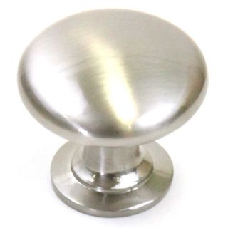 1/4 Inch Round Circular Design Stainless Steel Finish Cabinet And Drawer Knobs Handles (case Of 25)