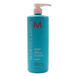 Moroccanoil Clarifying Shampoo 33.8 Oz with Pump Top  Hair Shampoos  Beauty