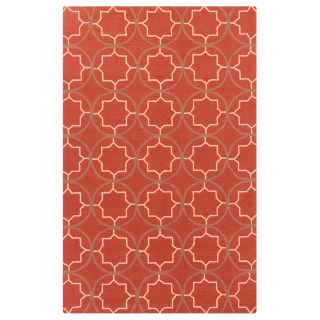 Hand hooked Dolly Contemporary Geometric Indoor/ Outdoor Area Rug (8 X 10)