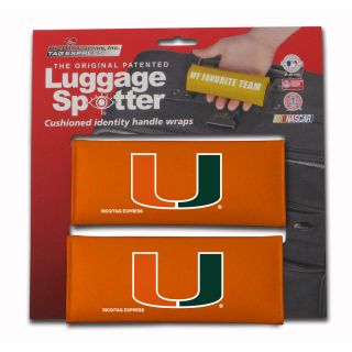 The Original Patented Ncaa Miami Hurricanes Luggage Spotter (set Of 2)