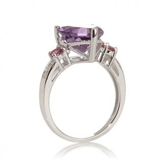 Colleen Lopez "Love, Love, Love" 3.25ct Amethyst and Gemstone Sterling Silver H
