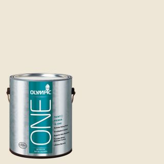 Olympic One 124 fl oz Interior Satin Milk Paint Latex Base Paint and Primer in One with Mildew Resistant Finish