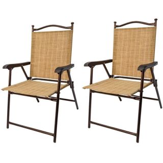 Folding Uv resistant Outdoor Chairs (set Of 2)