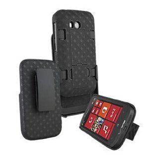 VZW Hard Shell Case w/ Holster Combo for Nokia Lumia 822 Oem Verizon Cell Phones & Accessories