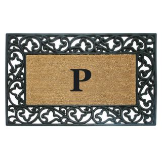 Wrought Iron Monogrammed Rubber / Coir Doormat