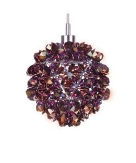 Geometrix by Schonbek GD0505SH Geode 1 Light Mini Pendant with Silver Shade Strass crystal   Lampshades  