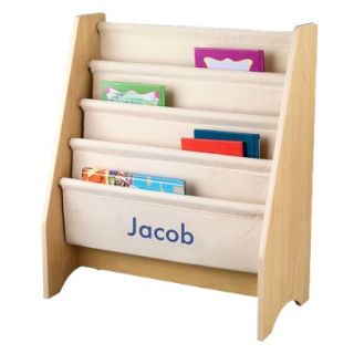 Kidkraft Kids Bookcase Kidkraft Natural Sling Bookshelf   Blue Jacob