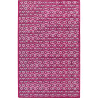 Papilio Pepper Hand woven Pink Peace Area Rug (4 X 6)