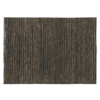 Hand knotted Jessore Brown/ Beige Jute Area Rug (6 X 9)