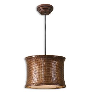 Marcel 2 light Copper Pendant With Hanging Shade