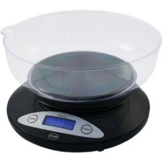 AMERICAN WEIGH SCALES AWS AMW 5KBOWL Kitchen Bowl Scale 11lb x 0.1oz / 5KBOWL BK / Computers & Accessories