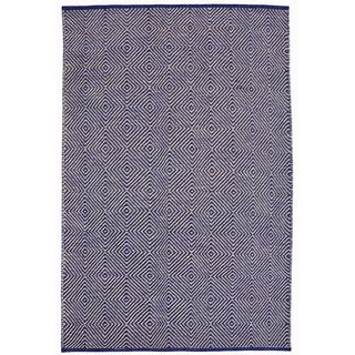 Hand woven Blue Jute Rug (4 X 6)