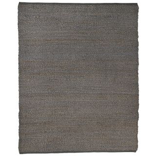 Hand loomed Orta Grey Jute Area Rug (8 X 10)