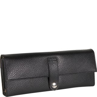 Budd Leather Pebble Grained Leather Jewel Roll