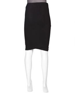 James Perse Jersey Ruched Tube Skirt