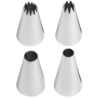 Large Tip Set 4pc   Round And Star