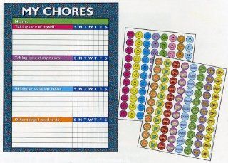 Paper Magic My Chores Chart   Set of 25 with 175 Stickers Toys & Games