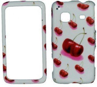 Samsung Galaxy M828c Precedent Straight Talk Cherry Design Skin Cover Case Protector Hard Cell Phones & Accessories