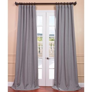 Light Grey Linen Curtain Panel