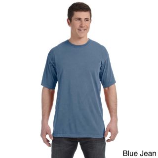 Comfort Colors Mens Ringspun Garment dyed T shirt Blue Size XXL