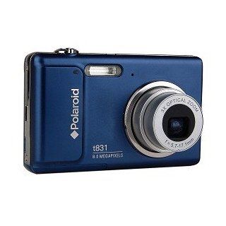 Polaroid t831 8MP 3x Optical/4x Digital Zoom Camera (Blue)   Camera Only  Secure Digital Cards  Camera & Photo