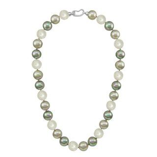Majorica Jewelry 17" Multi Colored Pearl Strand Necklace Jewelry