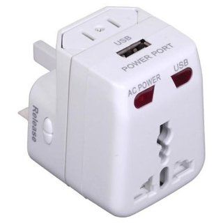 GGI Universal World Wide Travel Adapter with USB port Cell Phones & Accessories