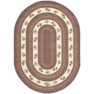 Nourison Everywhere Ivory/ Rose Accent Rug (76 X 76)