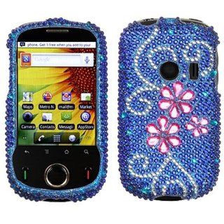 Asmyna HWM835HPCDM160NP Luxurious Dazzling Diamante Bling Case for Huawei M835   1 Pack   Retail Packaging   Juicy Flower Cell Phones & Accessories