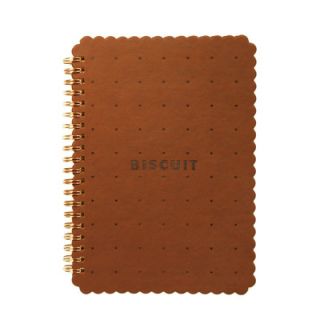 Molla Space, Inc. Biscuit Notebook SS001 BW / SS001 WH Color Brown