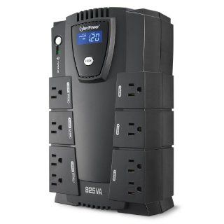 CyberPower CP825LCD Intelligent LCD UPS 825VA 450W Compact Electronics