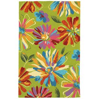 Orleans Floral Green Area Rug (5 X 7 9)