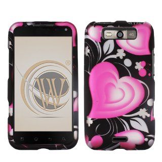 LG Connect MS840/ Viper LS840 Protex 3DLovely Heart Rubber DE Cell Phones & Accessories