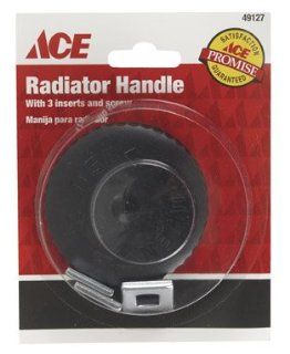 Plumb PAK AH840 33 N "Ace" Round Radiator Handle   Plastic (Pack of 5)   Heaters  