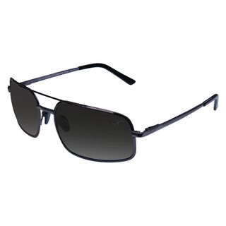 Xezo Xezo Mens Air Commando Black Chrome Titanium Polarized Sunglasses Black Size Large