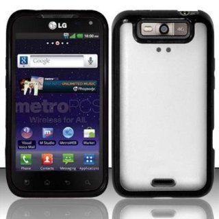 Black PCTPU for LG LG Connect 4G MS840 / Viper 4G LS840 Cell Phones & Accessories