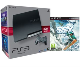 Playstation 3 Slim 320 GB Console Bundle (With SSX)      Games Consoles