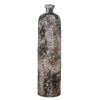 Tall Grey/ Multi Ceramic Vase