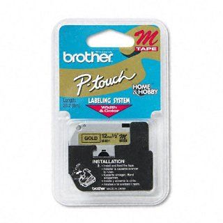 Brother M831 Non Laminated Tape Cartridge   0.5" x 26'   1 x Tape   Golden