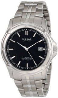 Seiko Men's PXH847X Pulsar Black Dial Watch Pulsar Watches