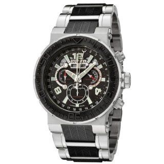 Invicta Men's 6773 Reserve Collection Chronograph Stainless Steel and Black Polyurethane Watch Invicta Watches